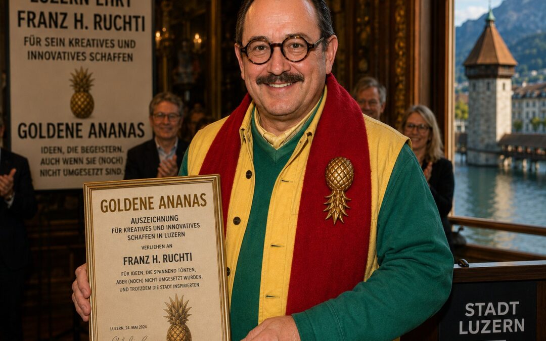 Franz H. Ruchti erhält in Luzern die Goldene Ananas